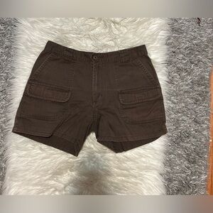 Brown Cargo Shorts